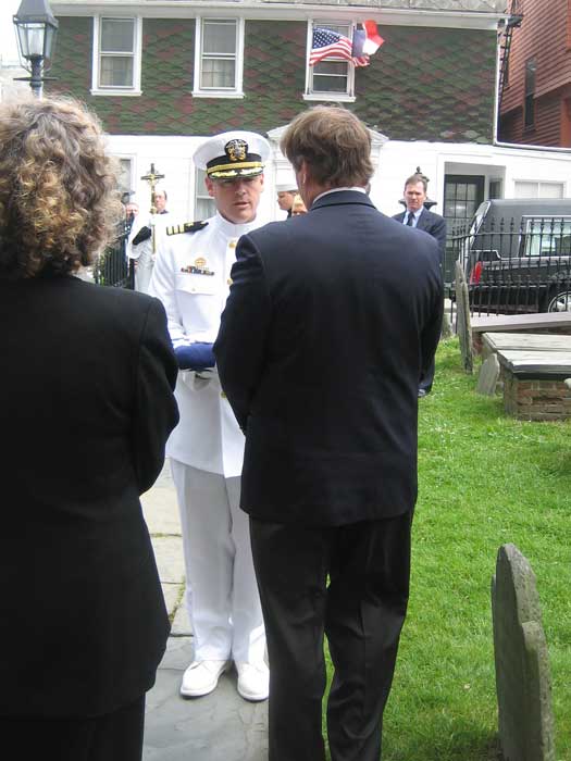 Presentation of the Flag by OIC